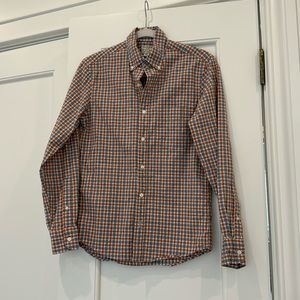 JCrew men’s XS plaid button down